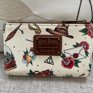 Loungefly x Harry Potter Tattoo All-Over Print Wallet